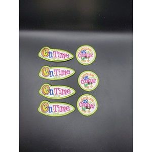 💚4/$20 Lot of 2 Multiple Girl Scout Patches 2009-2010 On Time, Leap 2 Lead Frog